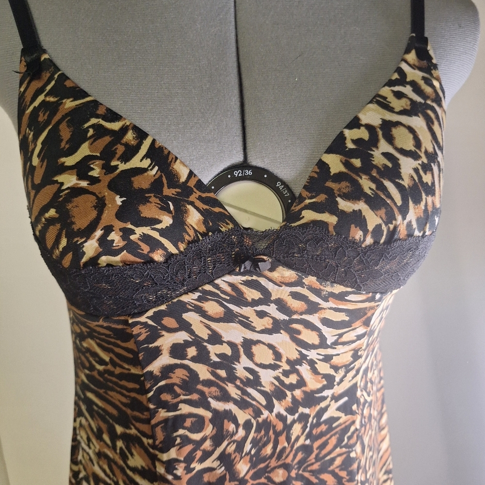 Victoria Secret Leopard Print Women's Intimate Slip Size S